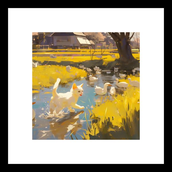 Plakat 20x20cm Słońce na Wsi zdjęcie 3