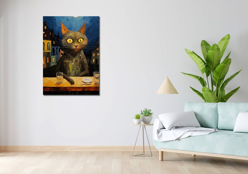 Obraz 70x100cm Nocny Obserwator zdjęcie 2