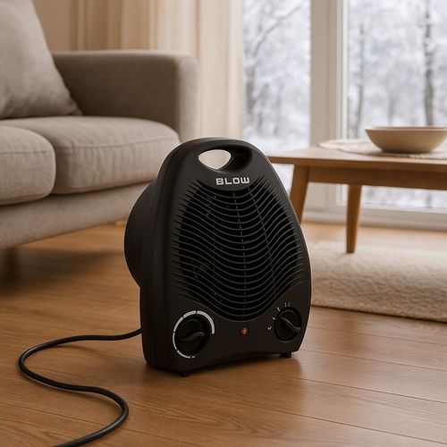 MOCNY TERMOWENTYLATOR ELEKTRYCZNY FARELKA GRZEJNIK TERMOSTAT 2000W na Arena.pl