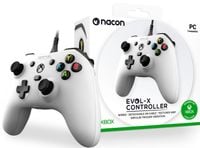 Gamepad Nacon EVOL-X do PC, Xbox Series, Xbox One Przewodowy Biały