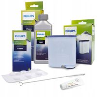KOMPLETNY ZESTAW Do Ekspresu PHILIPS SAECO Filtr AquaClean Odkamieniacz