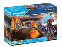 PLAYMOBIL PIRACI KLOCKI PIRAT Z ARMATĄ 71189