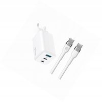 Szybka ładowarka GaN 65W 3 wejścia z długim kablem 2m do Oppo A16