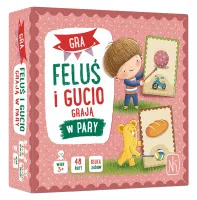 Gra edukacyjna ucząca dzieci logicznego myślenia Feluś i Gucio grają w pary