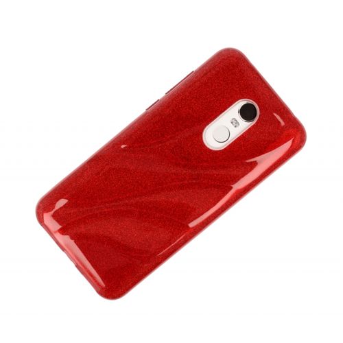 Etui Wave Glitter Xiaomi Redmi 5+ Czerwone na Arena.pl