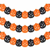 Girlanda dynia 3m halloween dekoracja papierowa baner dynie ozdoba