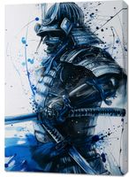 Obraz 70x100cm Samuraj w Błękicie
