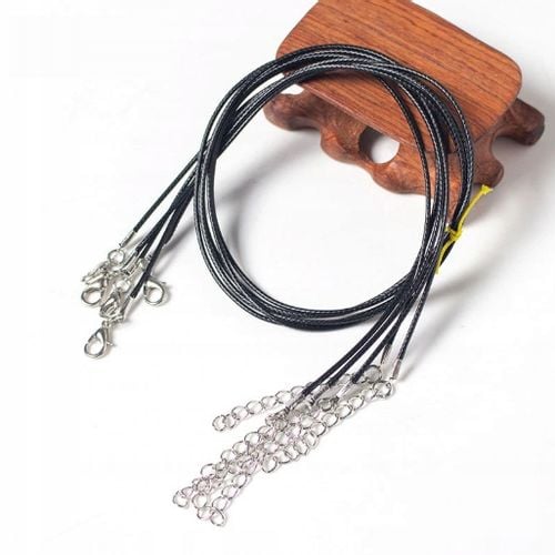 Naszyjnik rzemyk z zapięciem skóra ekologiczna45cm na Arena.pl