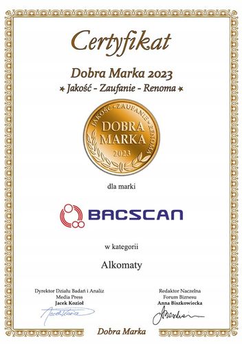 Alkomat elektrochemiczny BACscan CA 9000 Professional na Arena.pl