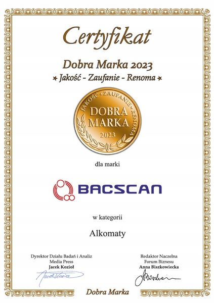 Alkomat BACscan CA 9000 Professional zdjęcie 13