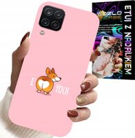 ETUI DO SAMSUNG GALAXY A22 5G - ŚMIESZNE WZORY I LOVE YOU PIESEK OBUDOWA