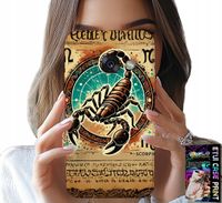 ETUI DO SAMSUNG A5 2017 - SKORPION ZNAK ZODIAKU ASTRONOMIA + FOLIA