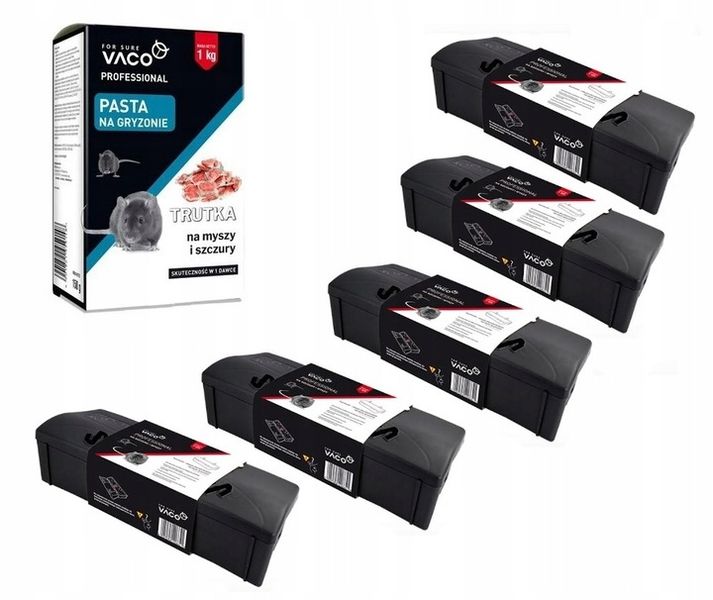 ZESTAW DO DERATYZACJI STACJA TRUTKA MYSZY SZCZURY zdjęcie 1