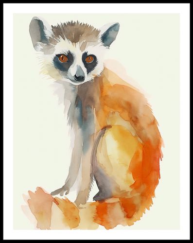 Plakat 50x65cm Lemurek na Arena.pl