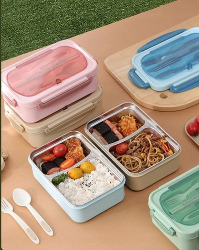 Pojemnik na Lunch Obiad Lunchbox z przegródkami Śniadaniówka na Arena.pl