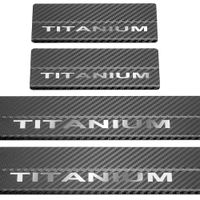 Listwa progowa FORD FIESTA MK8 TITANIUM Stal nierdzewna 304 carbon 4szt