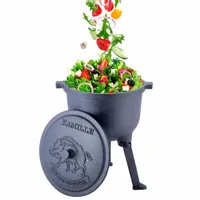 duży kociołek żeliwny 15l węgierski pokrywką trójnóg gulaszu na ognisko