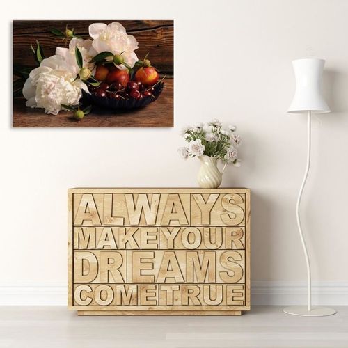 Deco Panel, Owoce i kwiaty 80x60 na Arena.pl