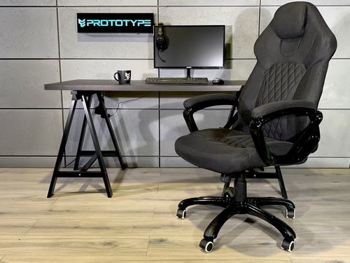 Fotel obrotowy do biurka SPIDER BLACK FABRIC na Arena.pl