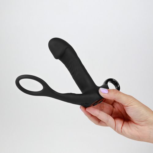 masażer prostaty crushious magoo z pierścieniem i pilotem usb 14 cm na Arena.pl