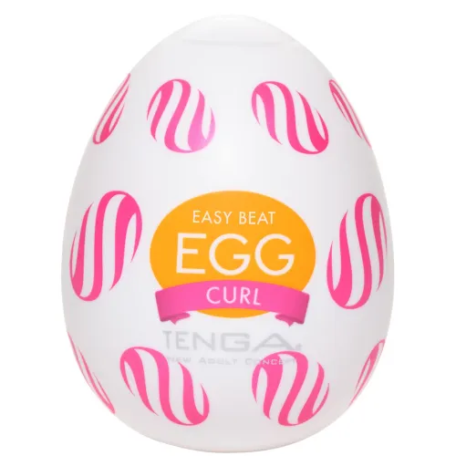 tenga egg wonder curl - elastyczna nakładka intymna, 1 sztuka na Arena.pl