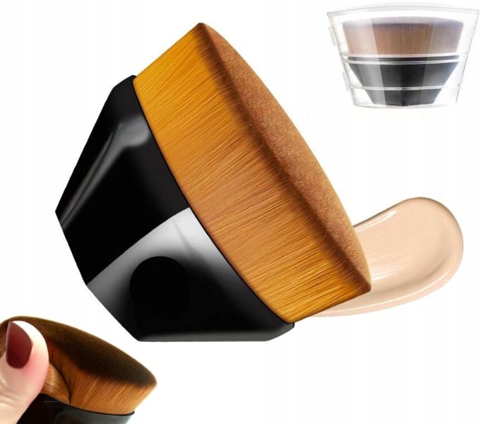 Pędzel Gęsty Miękki Do Podkładu Fluid Jednolity zdjęcie 4