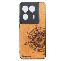 Drewniane Etui Bewood do Motorola Edge 50 Ultra TRAVELER MERBAU