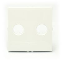 Efapel Base element centralny do gniazda głośnikowego biały 90713 TBR