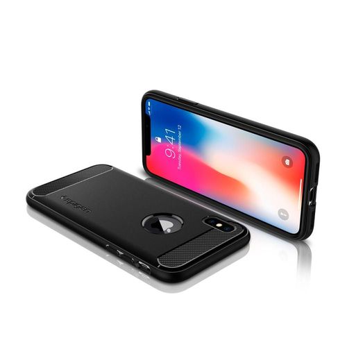 ETUI SPIGEN RUGGED ARMOR IPHONE X/10 BLACK na Arena.pl