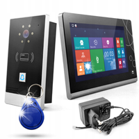 WIDEODOMOFON Z EKRANEM CENTRALĄ TUYA ETHERNET NFC APLIKACJA FULL HD KAMERA