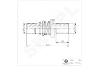 Wałek mechanizmu różnicowego VW CALIFORNIA T5 2008 2009 2010 2011 2012 2013