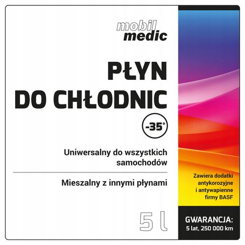 UNIWERSALNY PŁYN DO CHŁODNIC 5L MOBIL MEDIC na Arena.pl