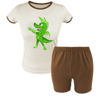 Krótka Piżama dziecięca Tabaluga - Ostatni z rodziny Smoków