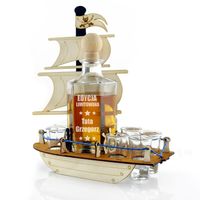 Prezent dla TATY Karafka STATEK MASZTOWIEC grawer NA DZIEŃ OJCA