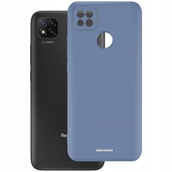 Spacecase Silicone Case Redmi 9C Blue zdjęcie 2