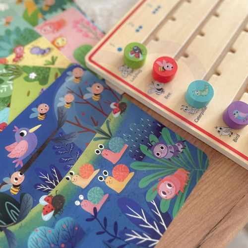 DLA DZIECI DREWNIANA GRA NAUKA LICZENIA ZWIERZĄTKA na Arena.pl