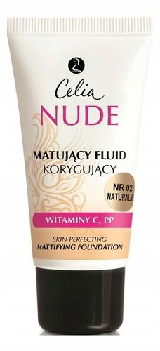 CELIA NUDE fluid matujący nr 02 Naturalny na Arena.pl