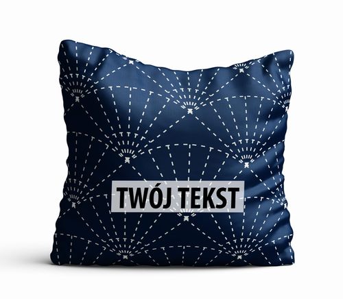 Poduszka Dekoracyjna GEOMETRYCZNA  z Twoim napisem G17 na Arena.pl