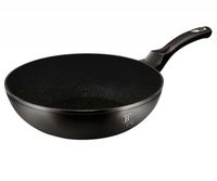 wok granitowy 28cm berlingerhaus black silver bh-1848