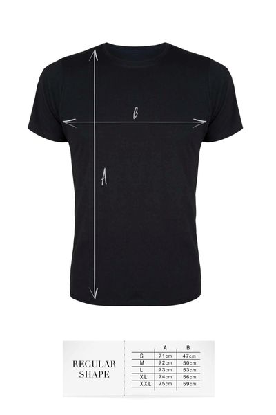 T-Shirt Men Black S Regular zdjęcie 4