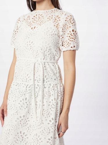 Sukienka boho biała ażurowa Stefanel EU 40 na Arena.pl