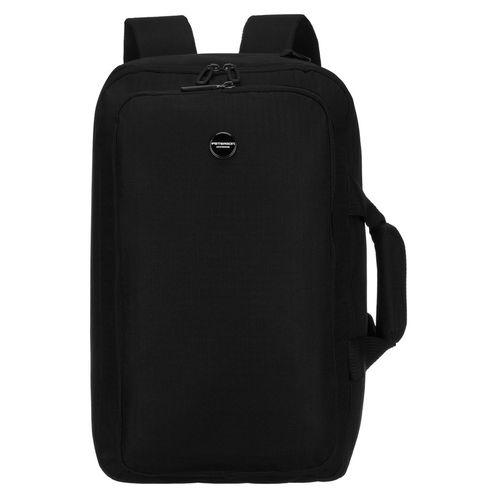 plecak podróżny w czarnym kolorze zamykany suwakiem, idealny na Arena.pl