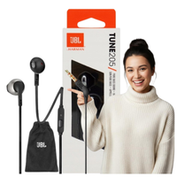 Słuchawki dokanałowe JBL T205 czarne