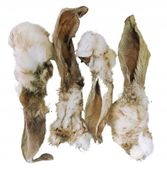 Królicze uszy z futrem Antos 10 sztuk