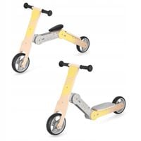 Rowerek biegowy i hulajnoga 2w1 Spokey WOO-RIDE 940907 lekki żółty