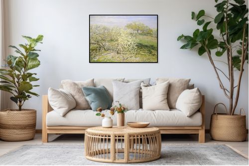 Plakat 100x70cm Spring, Monet Vintage do Salonu na Arena.pl