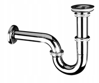 SYFON UMYWALKOWY RUROWY CHROMOWANY 1 1/4" x 32mm SOLIDNY 215+255CB MCALPINE