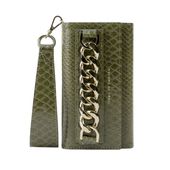 Etui zielone iPhone 11 Pro/XS/X Studio Clutch Ideal of Sweden Green Snake