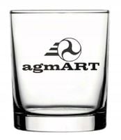 Szklanka z grawerem TRWAŁOŚĆ elegancka logo firmy