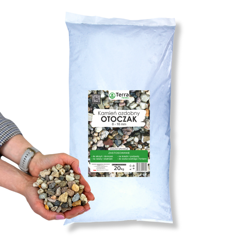TERRA KAMIEŃ OTOCZAK 8-16 MM 20KG na Arena.pl